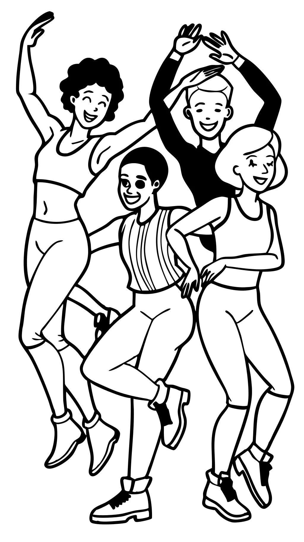 coloring pages dance